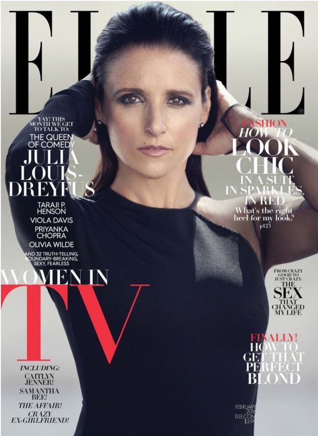 Gwiazdy telewizji w lutowym numerze ELLE US