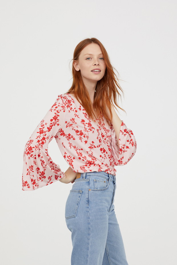 Wyprzedaż w H&M; Wzorzysty Top, 27,90 PLN zamiast 39,90 PLN