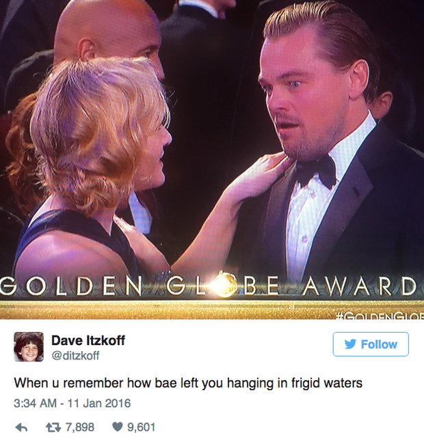 Złote Globy 2016: najlepsze memy z udziałem gwiazd