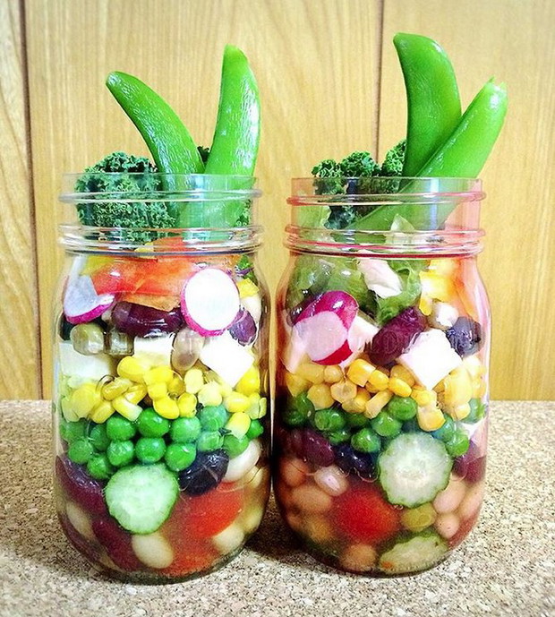 #Jarsalad - sałatka w słoiku