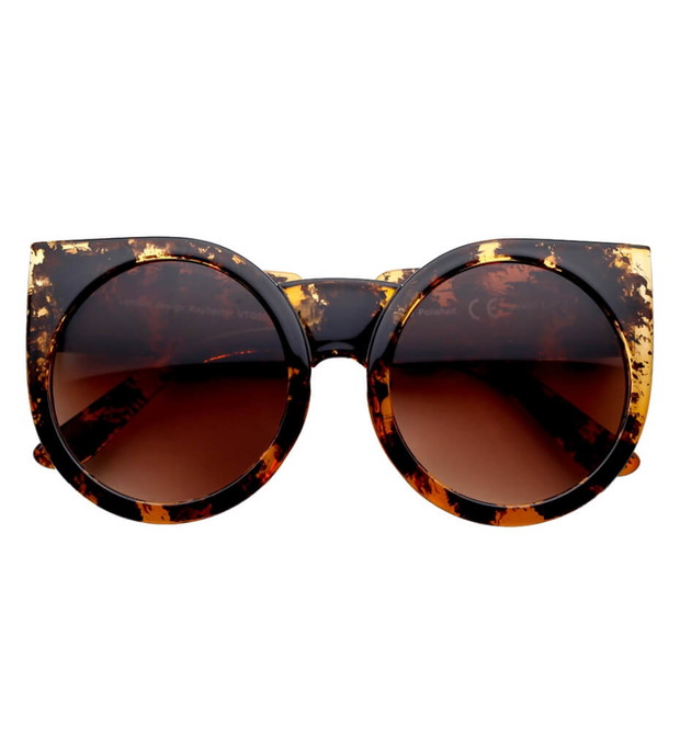 Retro okulary we wzór