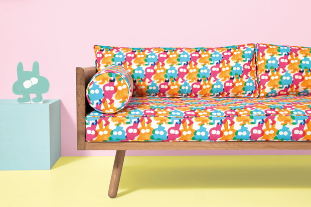 Doodle we wnętrzach - Jon Burgerman dla Kirkby Design