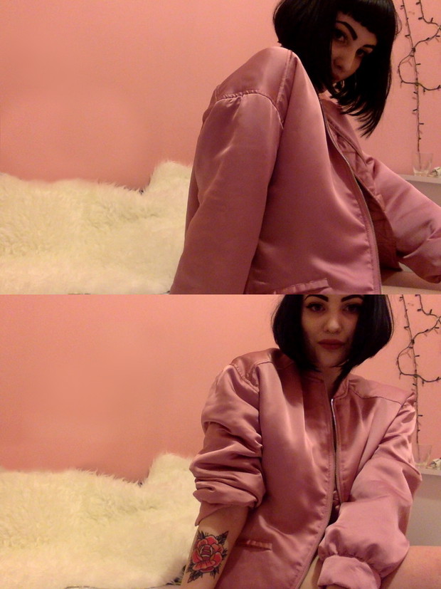 Kurtka bomber w social mediach trendy 2016