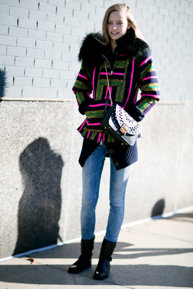 Street fashion: modelki off duty w Nowym Jorku