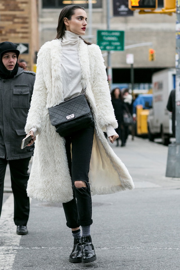Street fashion: modelki off duty w Nowym Jorku