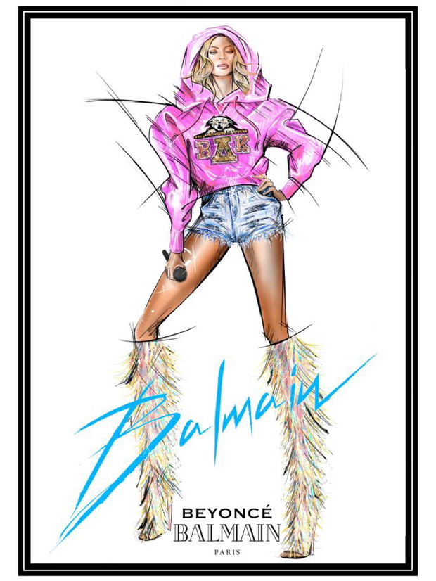 Zapowiedź kolekcji Balmain x Beyonce