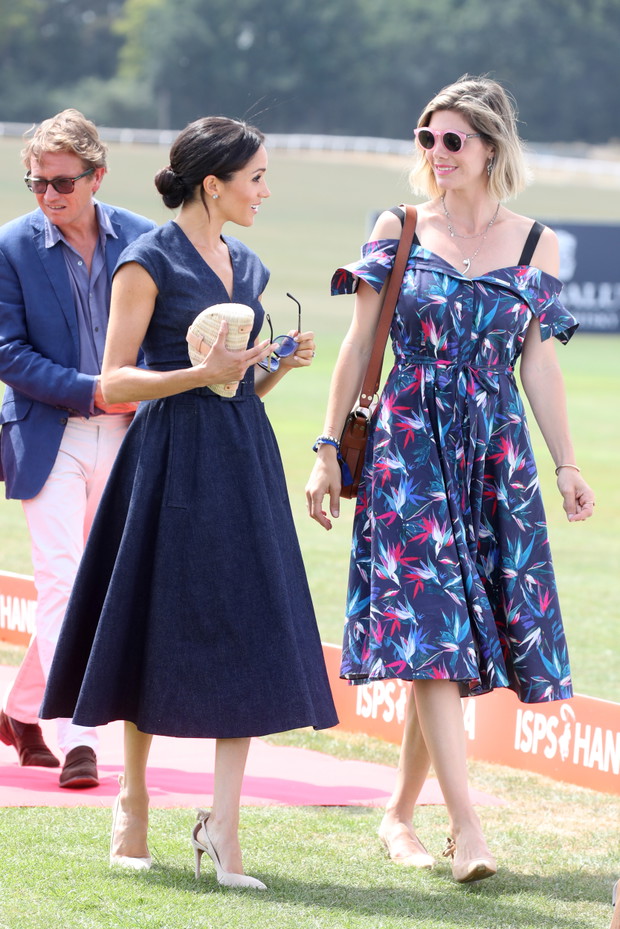 Meghan Markle na Sentebale Polo 2018 w Windsorze, 26.07.2018.
