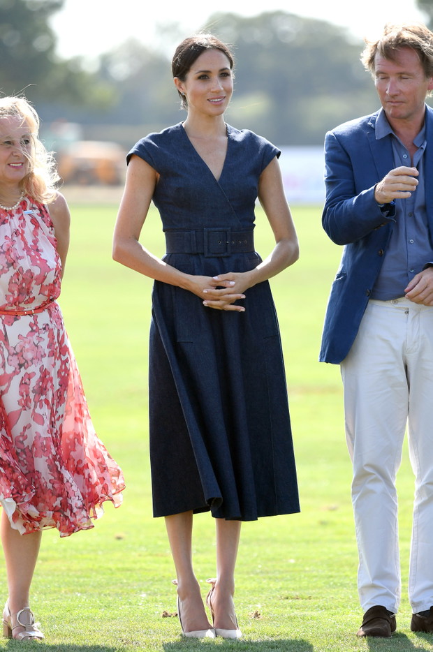 Meghan Markle na Sentebale Polo 2018 w Windsorze, 26.07.2018.