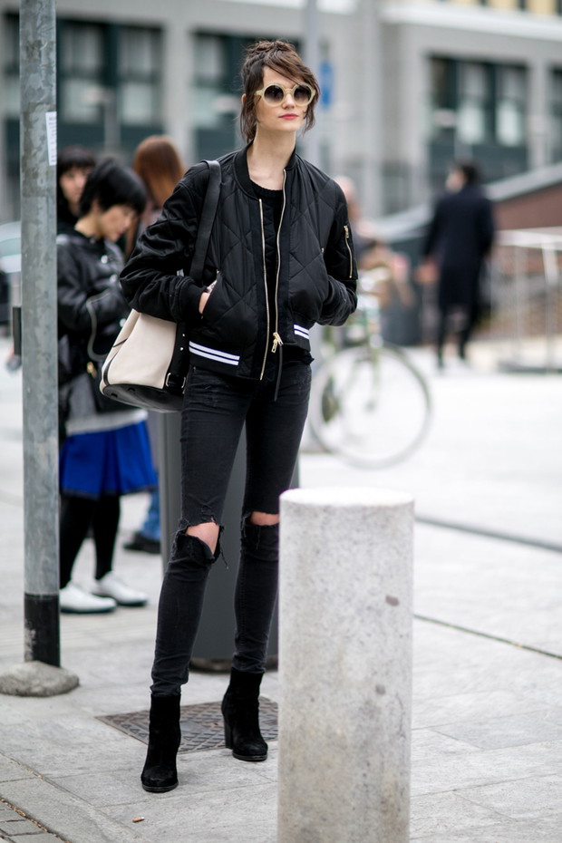Street fashion: modelki off duty na Milan Fashion Week j-z 2016/2017