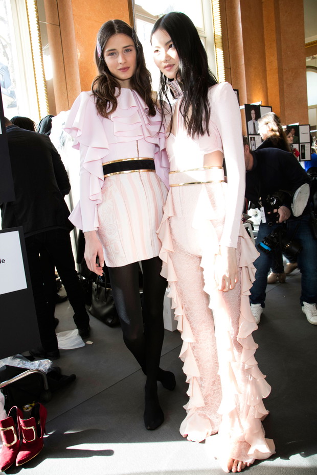 Balmain jesień-zima 2016/2017 - backstage