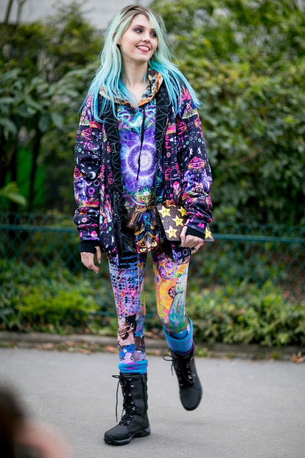 Street fashion: modelki off duty na Paris Fashion Week j-z 2016/2017