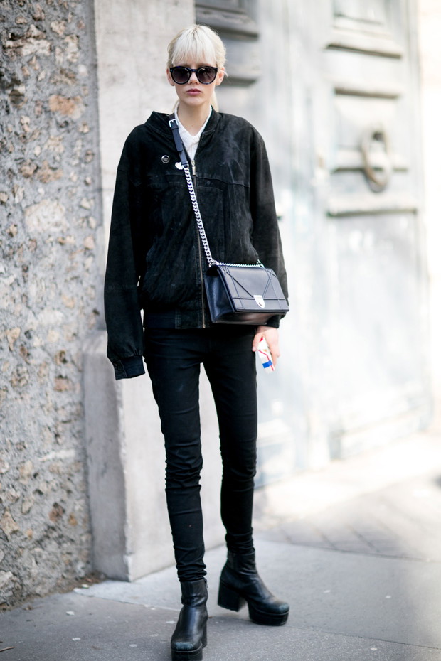Street fashion: modelki off duty na Paris Fashion Week j-z 2016/2017