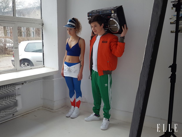 Backstage sesji w majowym ELLE