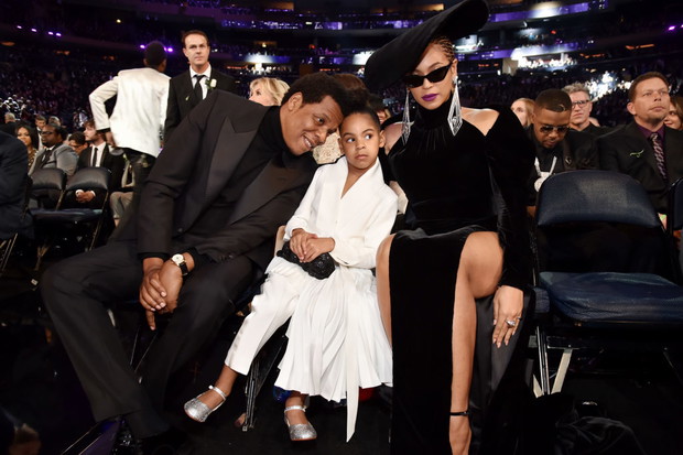 Jay-Z i Beyonce z córką Blue Ivy