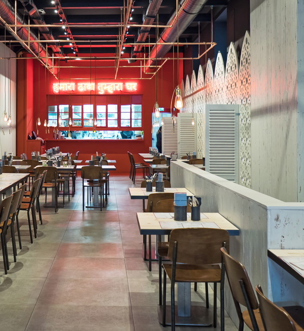 Stylowe wnętrza: indyjskie klimaty we frankfurckiej restauracji