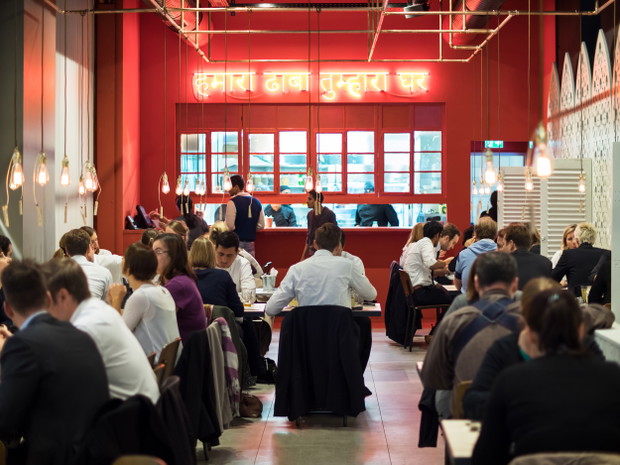 Stylowe wnętrza: indyjskie klimaty we frankfurckiej restauracji