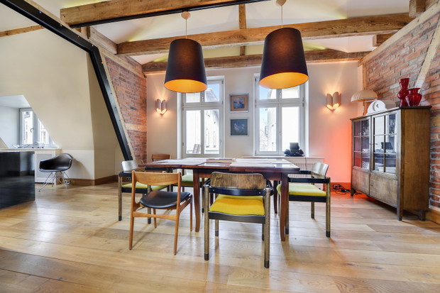 Wnętrze tygodnia: apartament na poddaszu w Sopocie