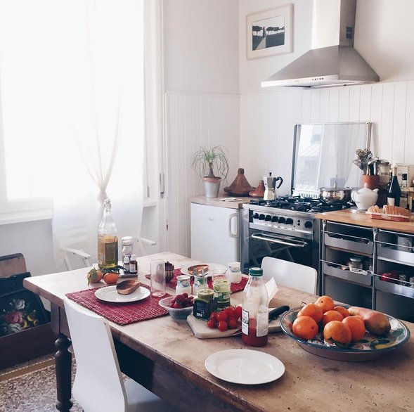 Piękne wnętrza: kuchnia daleka od banału, fot.Instagram.com/@ettrumtill