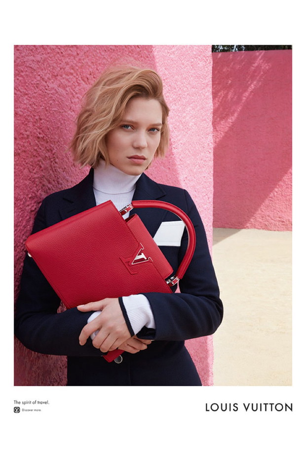 Léa Seydoux w kampanii torebek Louis Vuitton