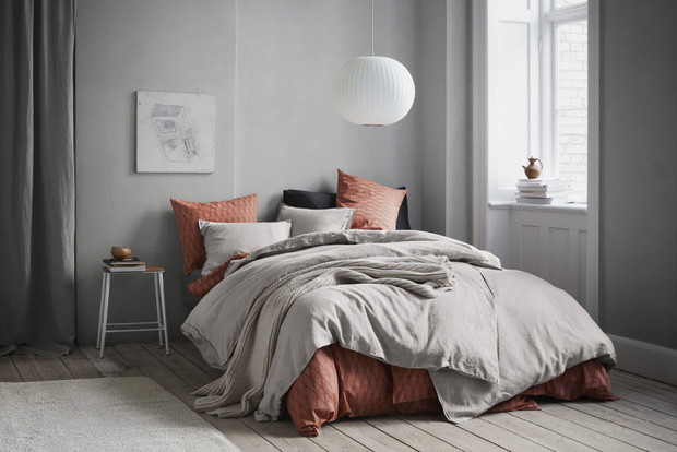 Sypialnia w stylu skandynawskim, fot. H&M HOME