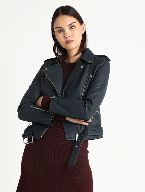 AllSaints, skórzana ramoneska, Balfern Biker, 1183 zł (zalando.pl)