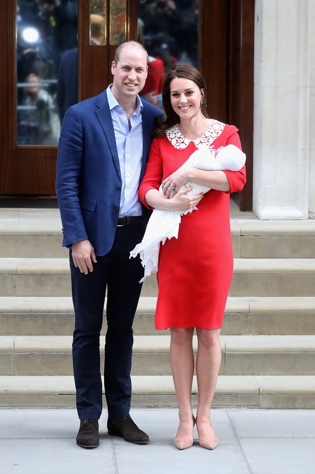 Kate Middleton po urodzeniu księcia Louisa, 23.04.2018.
