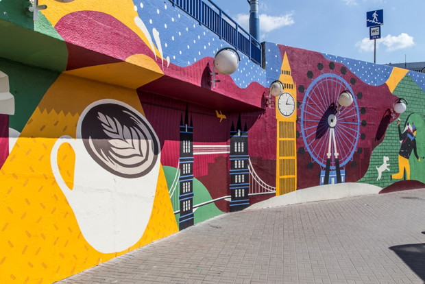 Urodzinowe murale COSTA COFFEE