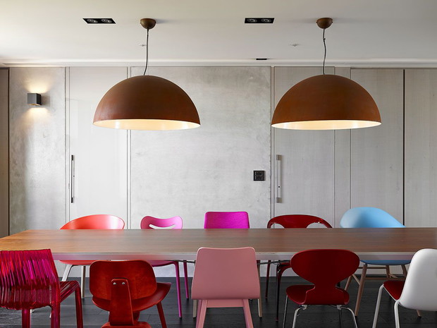 Piękne wnętrza: stylowa jadalnia, Projekt wnętrza: Ganna Design, fot.Siew Shien Sam / MWphotoinc