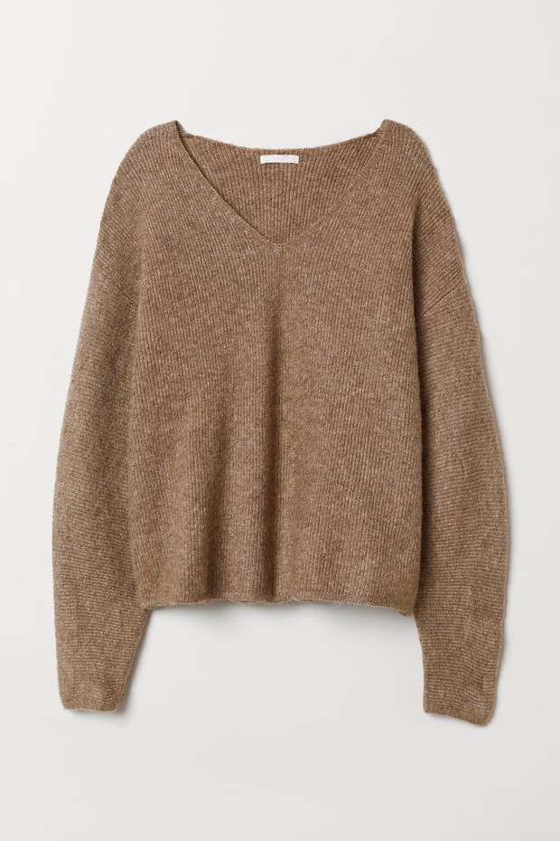 Sweter nude H&M