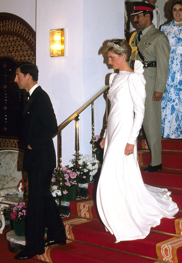 Księżna Diana podczas wizyty w Bahrajnie, 1986 rok.