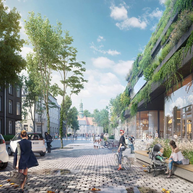 Nowe życie pomiędzy estakadami, projekt Ton Venhoeven c.s. Architekten B.V., Holandia