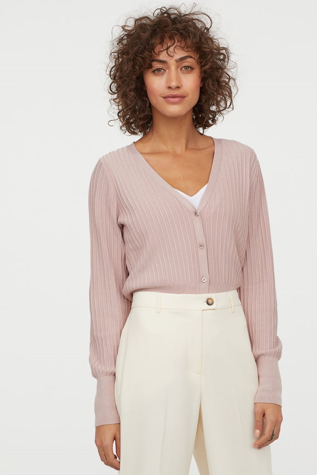 Sweter na guziki - H&M, 79,99 zł