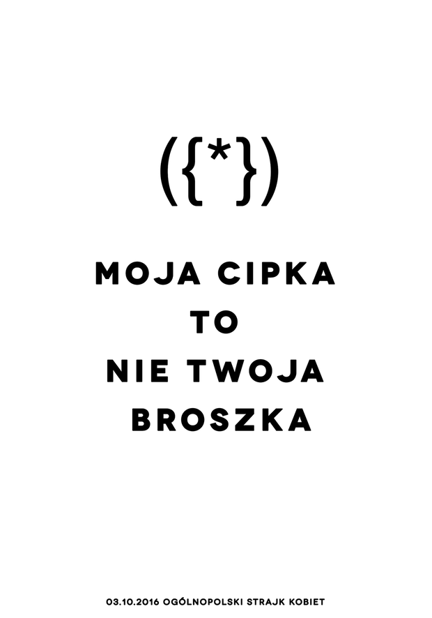 Czarny protest: plakaty od Pogotowia Graficznego