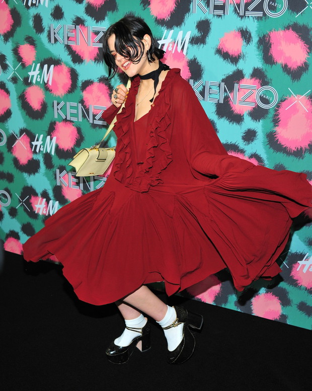 Gwiazdy na pokazie Kenzo x H&M w Nowym Jorku