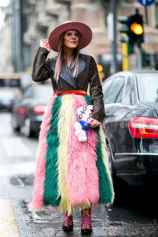Modne nakrycia głowy street fashion