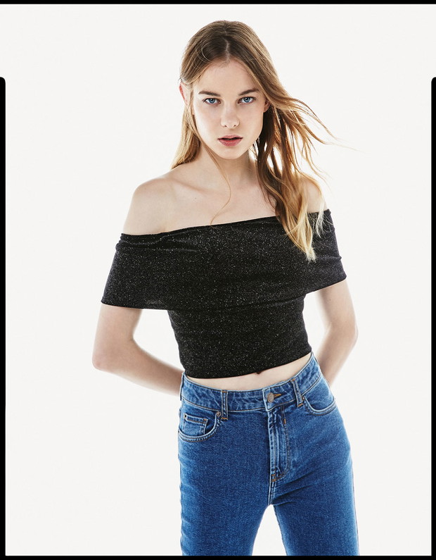 Bluzka hiszpanka - przegląd z sieciówek, Bershka, 69,90 zł