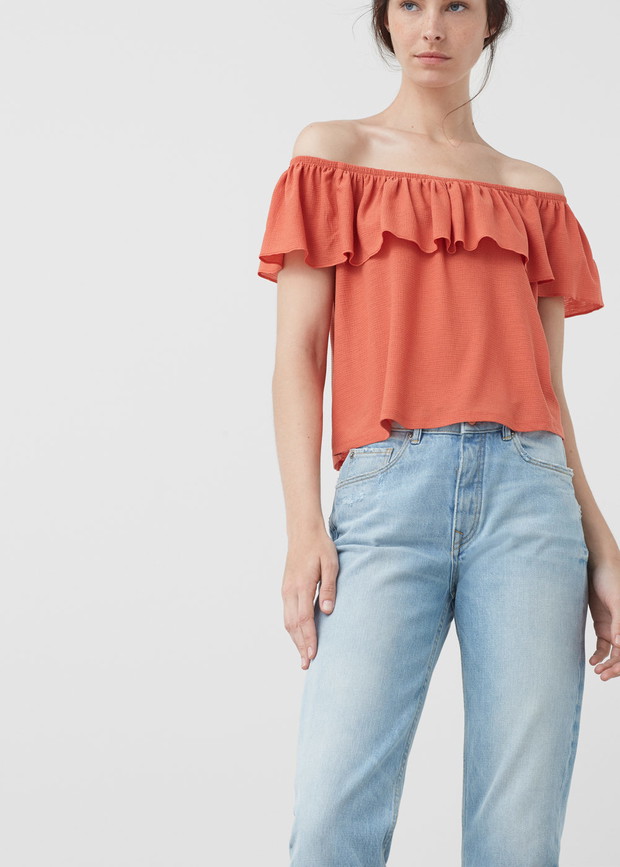 Bluzka hiszpanka - przegląd z sieciówek, Mango, 89,90 zł