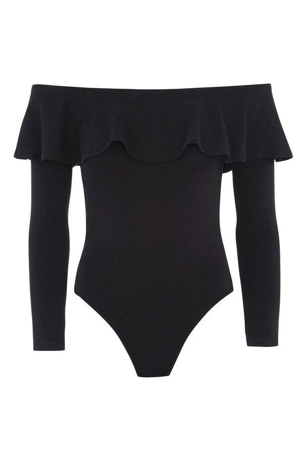 Bluzka hiszpanka - przegląd z sieciówek, Topshop, ok. 115 zł