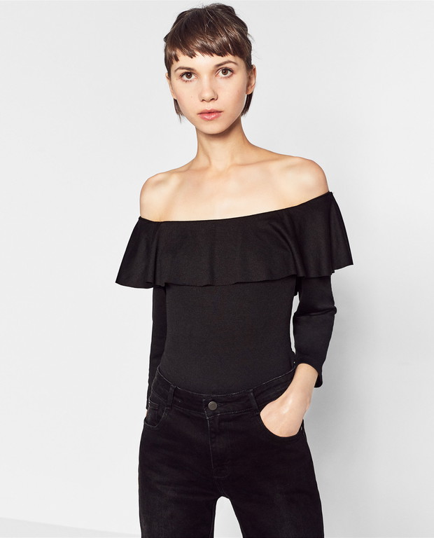Bluzka hiszpanka - przegląd z sieciówek, Zara 59,90 zł