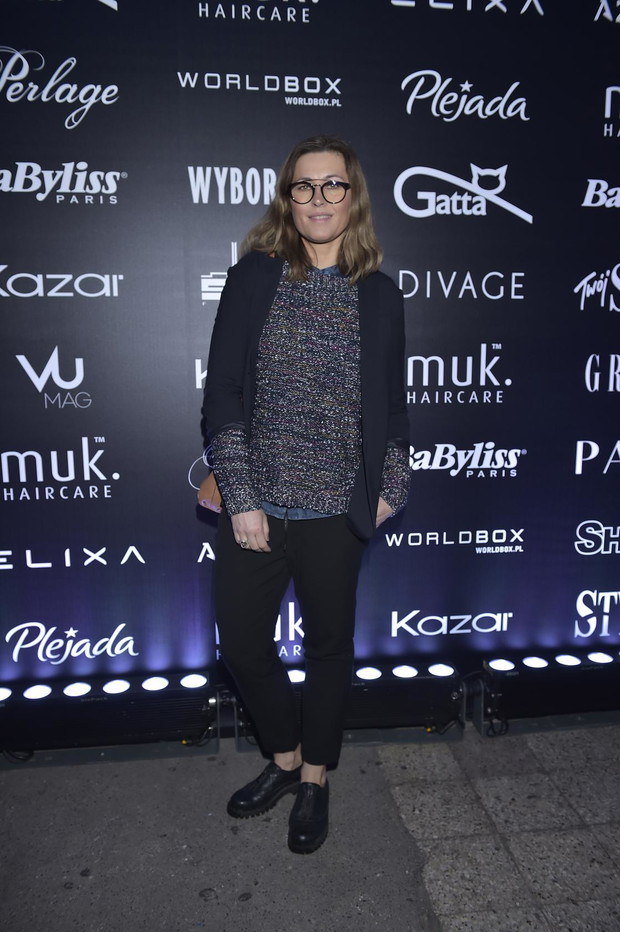 Gwiazdy na pokazie Roberta Kupisza KRIVAN, Beata Sadowska