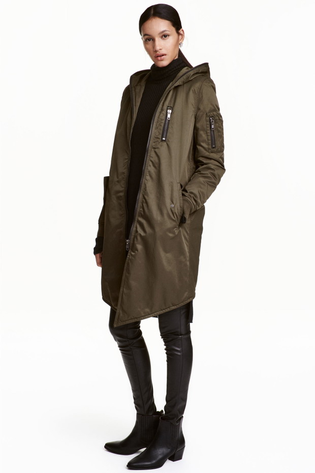 Modne ciepłe kurtki - jesień zima 2016/2017, H&M, 279 zł