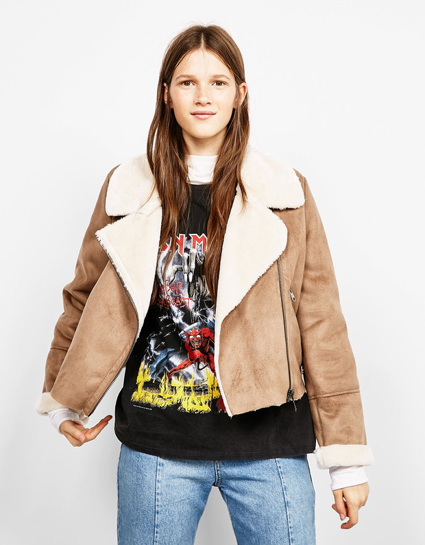Modny kożuch - gdzie to kupić? Bershka, 199 zł