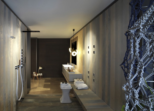 Modne łazienki: imponujący showroom w sercu Mediolanu