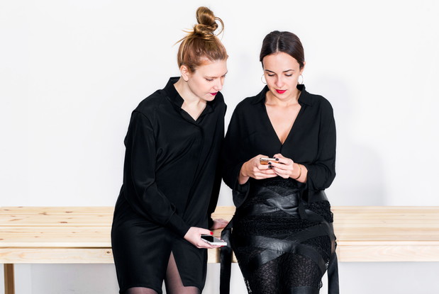 Olka Kaźmierczak (Fashion PR Talks) i Julia Turewicz (SHOWROOM.pl)