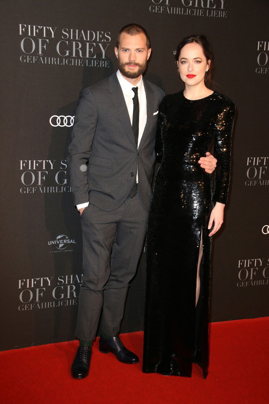 Dakota Johnson i Jamie Dornan promują film Ciemniejsza strona Greya