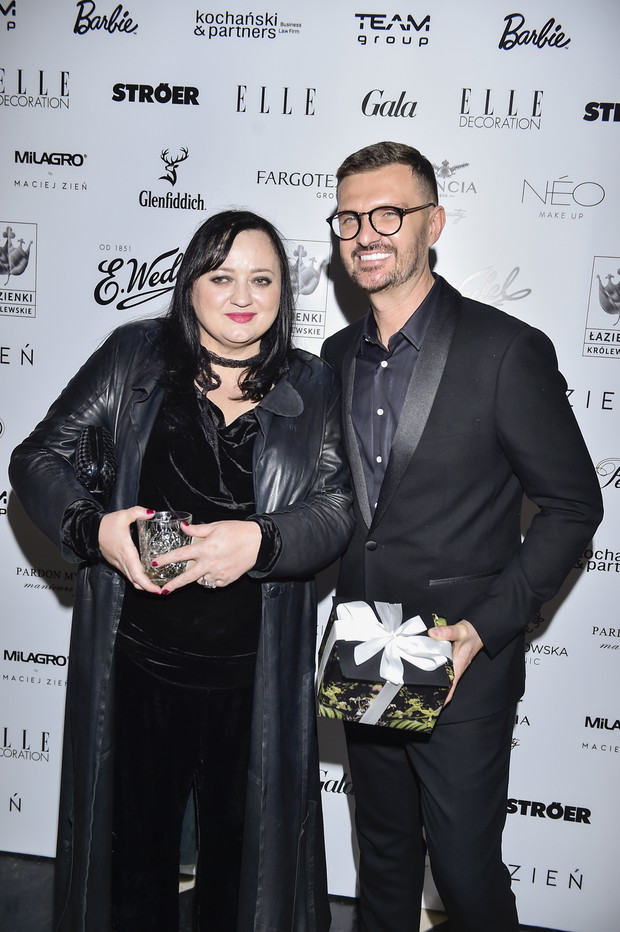 Gosia Baczyńska na pokazie Macieja Zienia MOJO jesień-zima 2019/2020