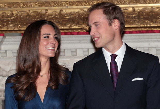 Kate Middleton i książę William, 2010 rok.