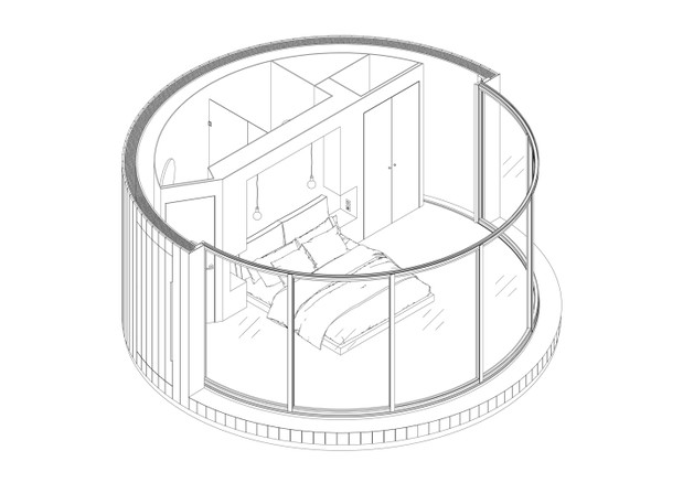 LUMIPOD, mikro domek