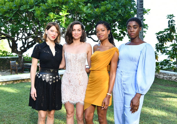 Lea Seydoux, Ana de Armas, Naomie Harris oraz Lashana Lynch na premierze filmu Kapitan Marvel