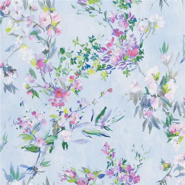 Tapeta Designers Guild, wzór Faience Sky